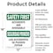 Signmission Safety Culture Sign, 12 in Width, Aluminum, Rectangle, Bilingual OS-2PACK-SF-A-1218-L-10730 - alternate 3
